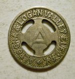 Altoona & Logan Valley Fare Token ~ Front Side